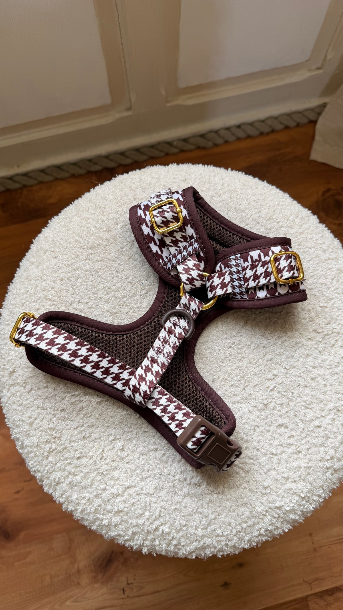 Le Harnais Pied de Poule - Chocolat